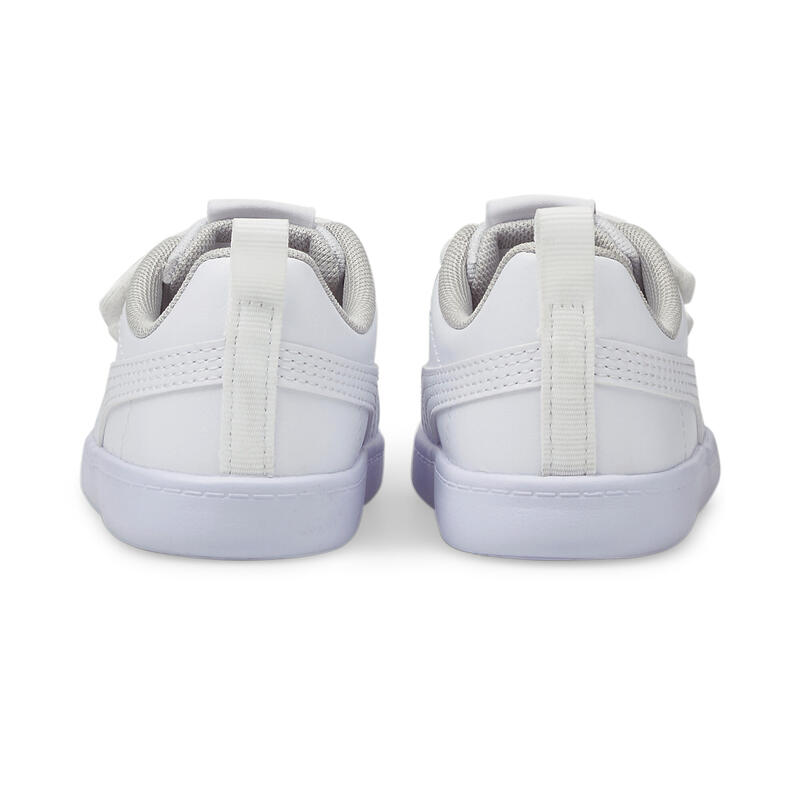 Pantofi sport copii Puma Courtflex v2 V Inf, Alb