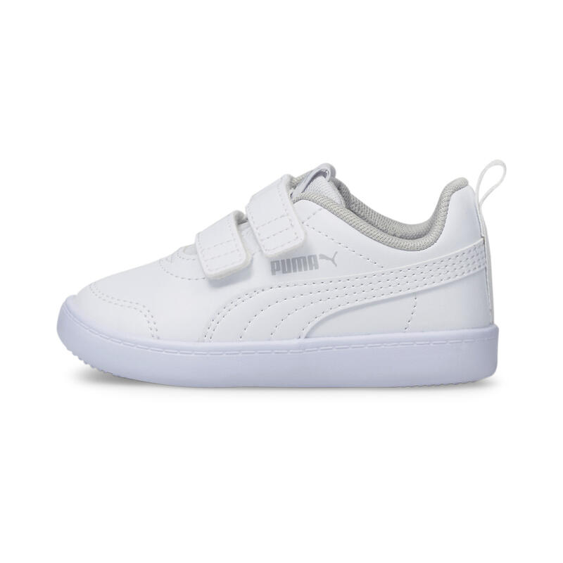 Pantofi sport copii Puma Courtflex v2 V Inf, Alb