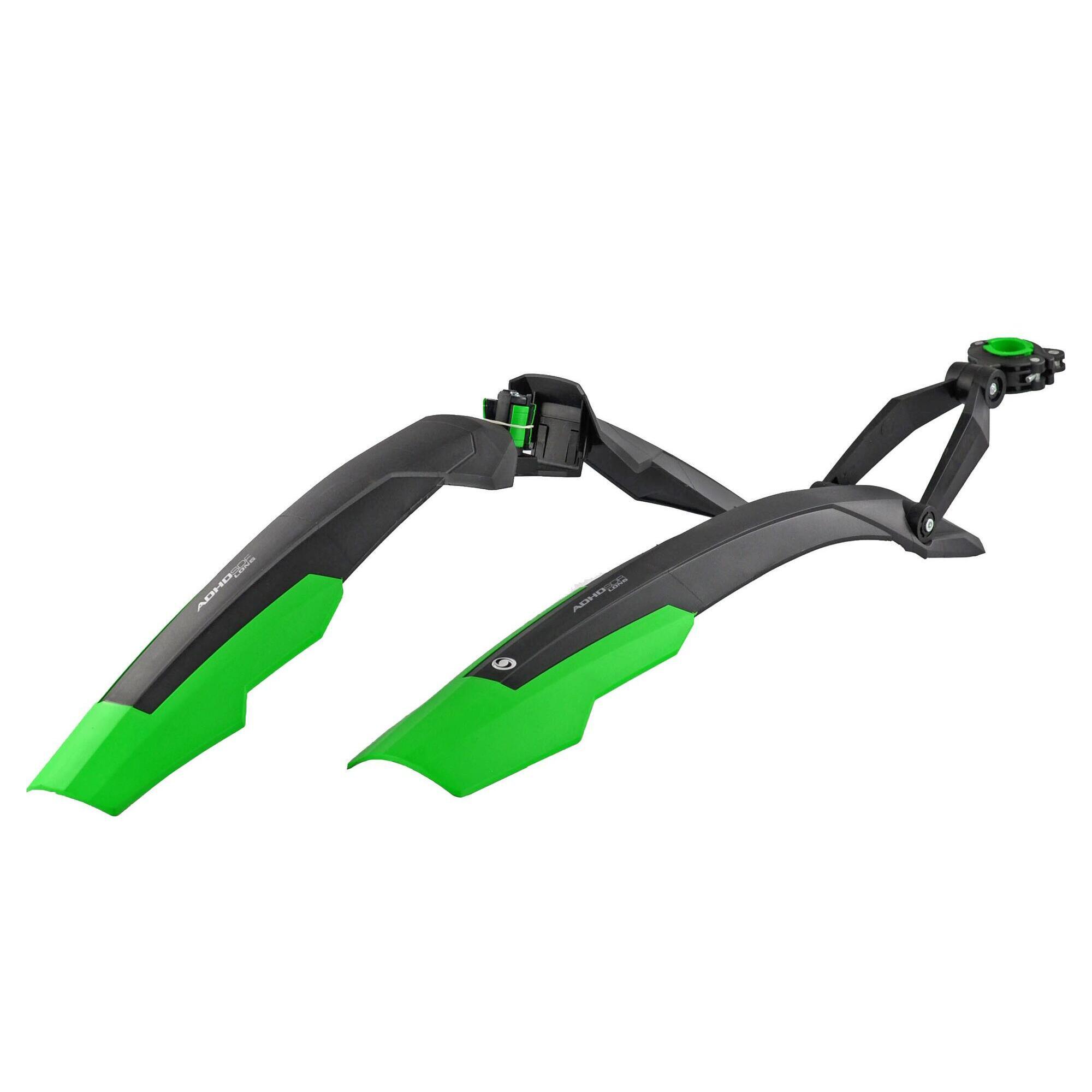 Błotniki Simpla ADHD LONG 27,5-29"  kpl. czarno/zielone