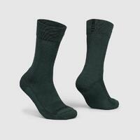 Chaussettes vélo d'hiver Alpine Merino High Cut vert