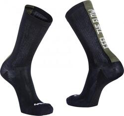 Chaussettes de sport cycliste hiver haute M - Northwave Feel The Flow noir
