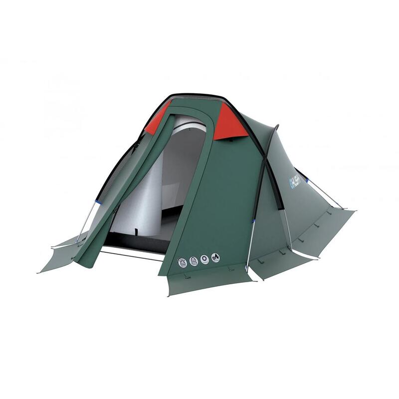 Tente de camping Flame 2 Extreme - Tente légère - 2 personnes - Vert