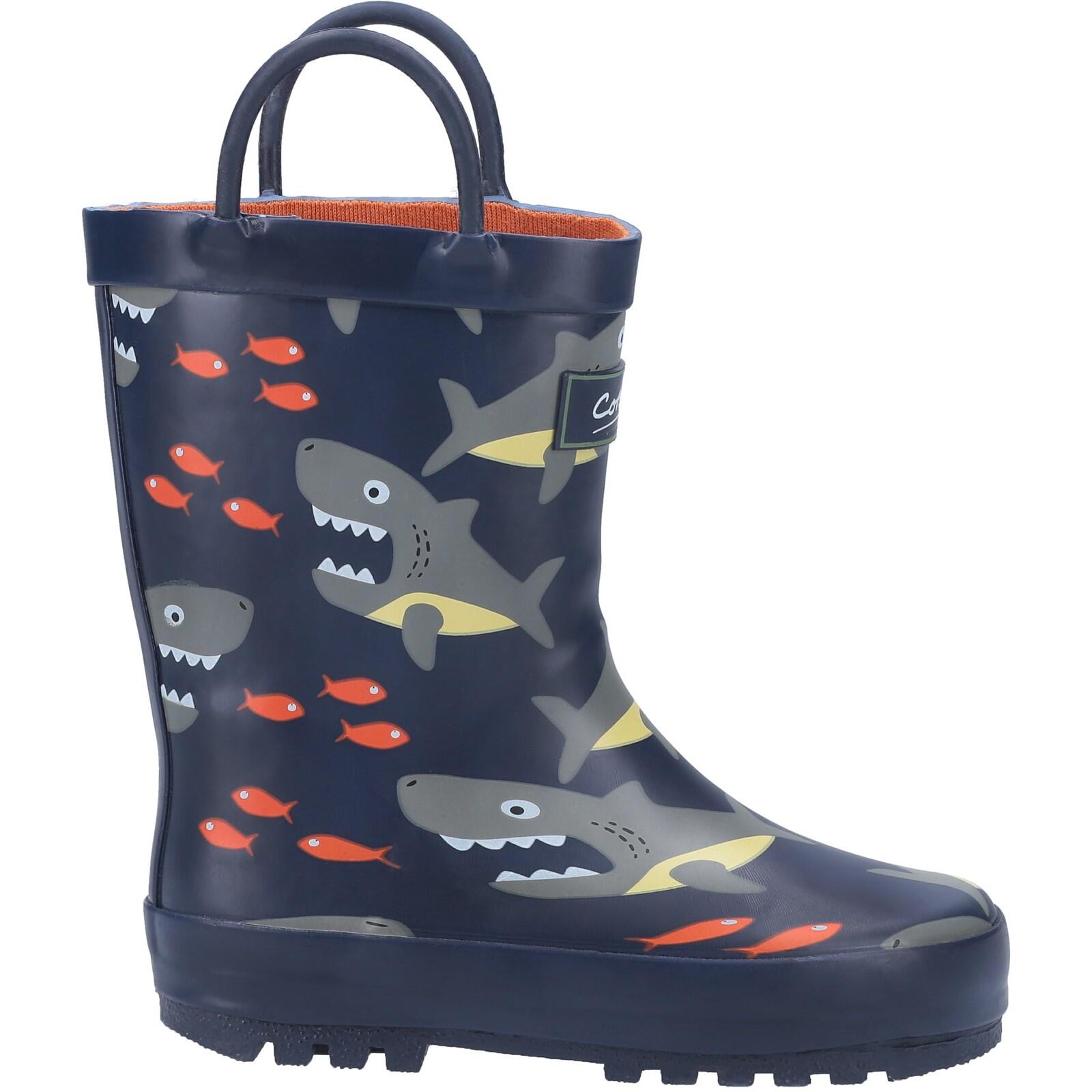 Puddle Childrens Wellingtons GREY 1/4