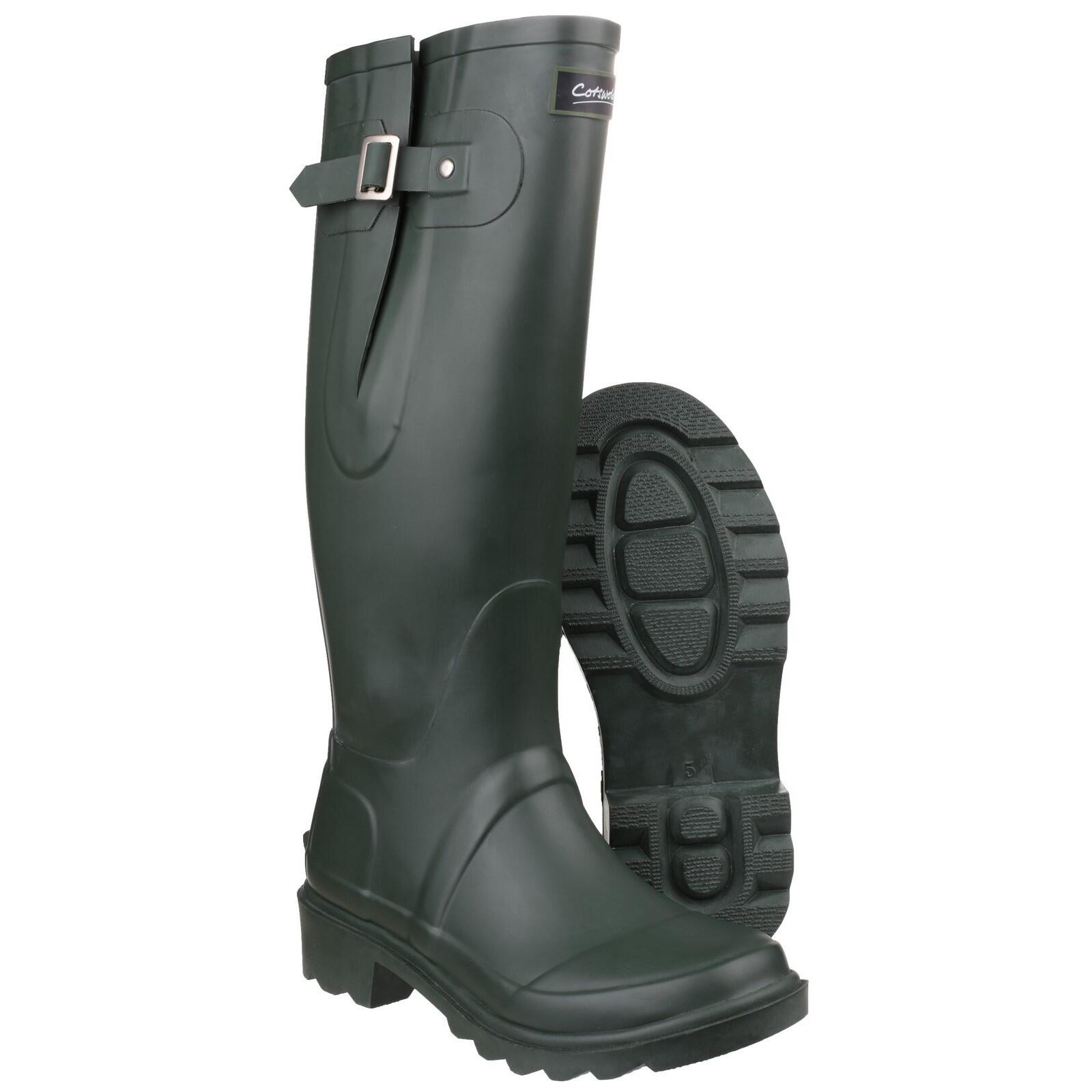 Ragley Plain Rubber Wellingtons GREEN 4/5