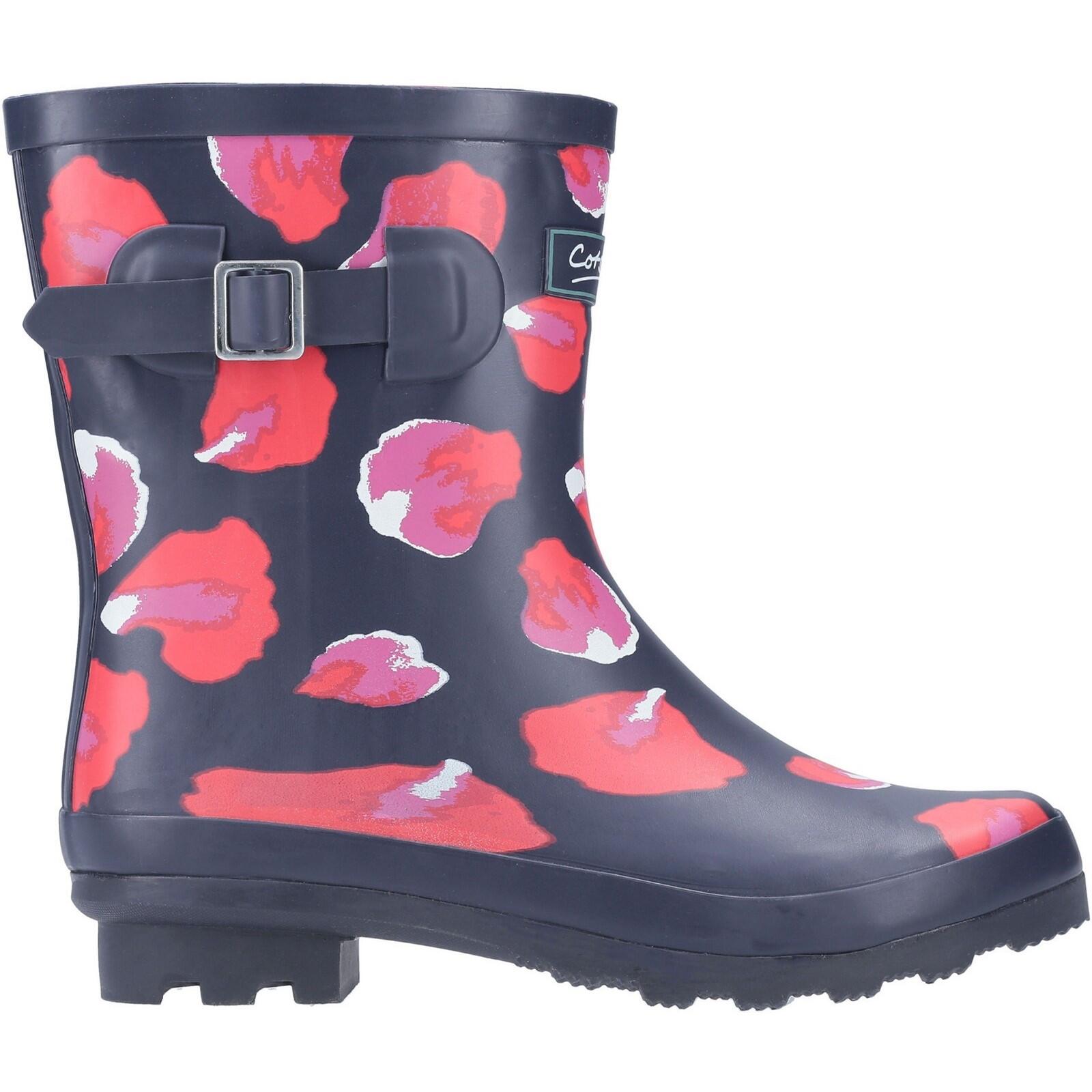 COTSWOLD Badminton Patterned Wellingtons PINK