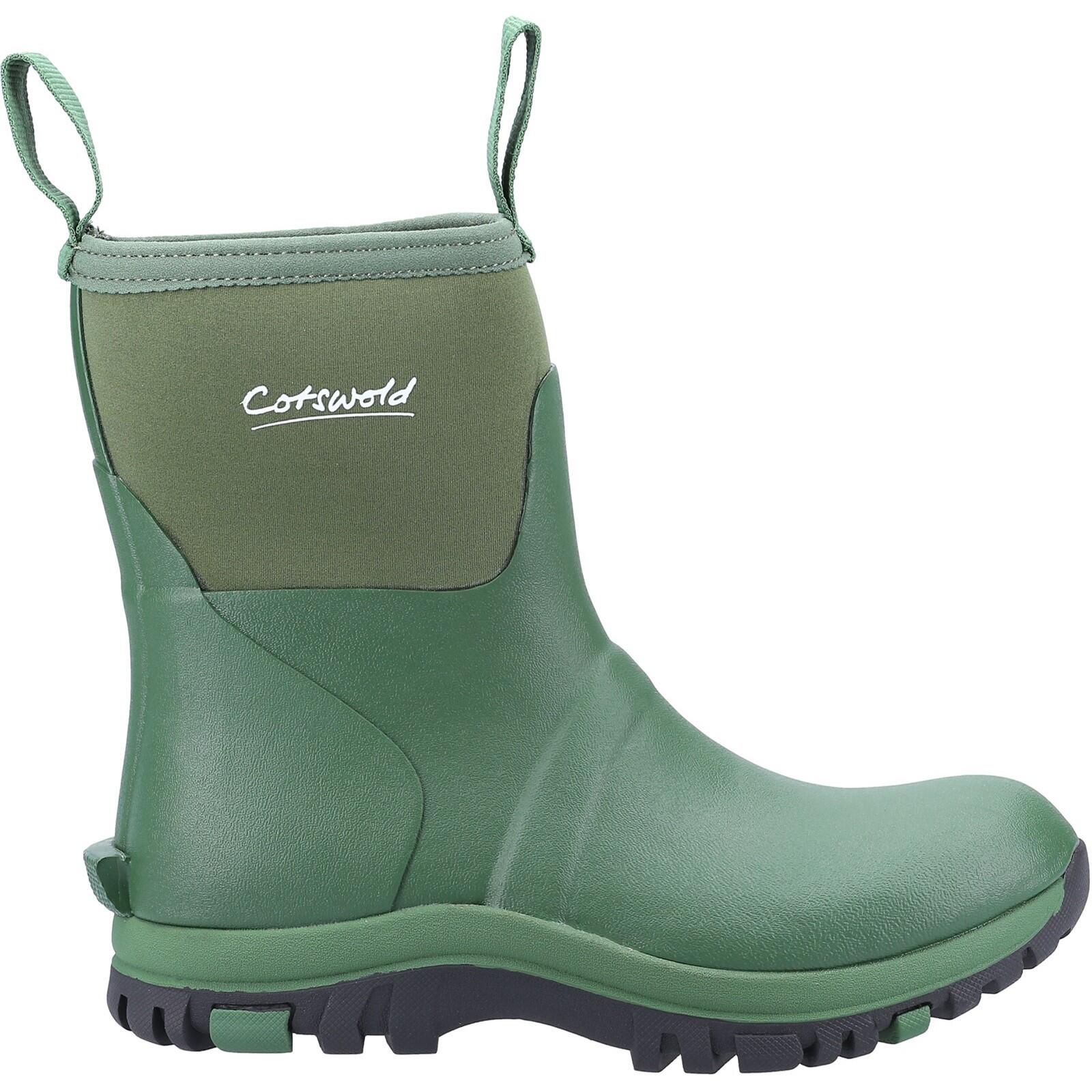 COTSWOLD Blaze Plain Rubber Wellingtons GREEN