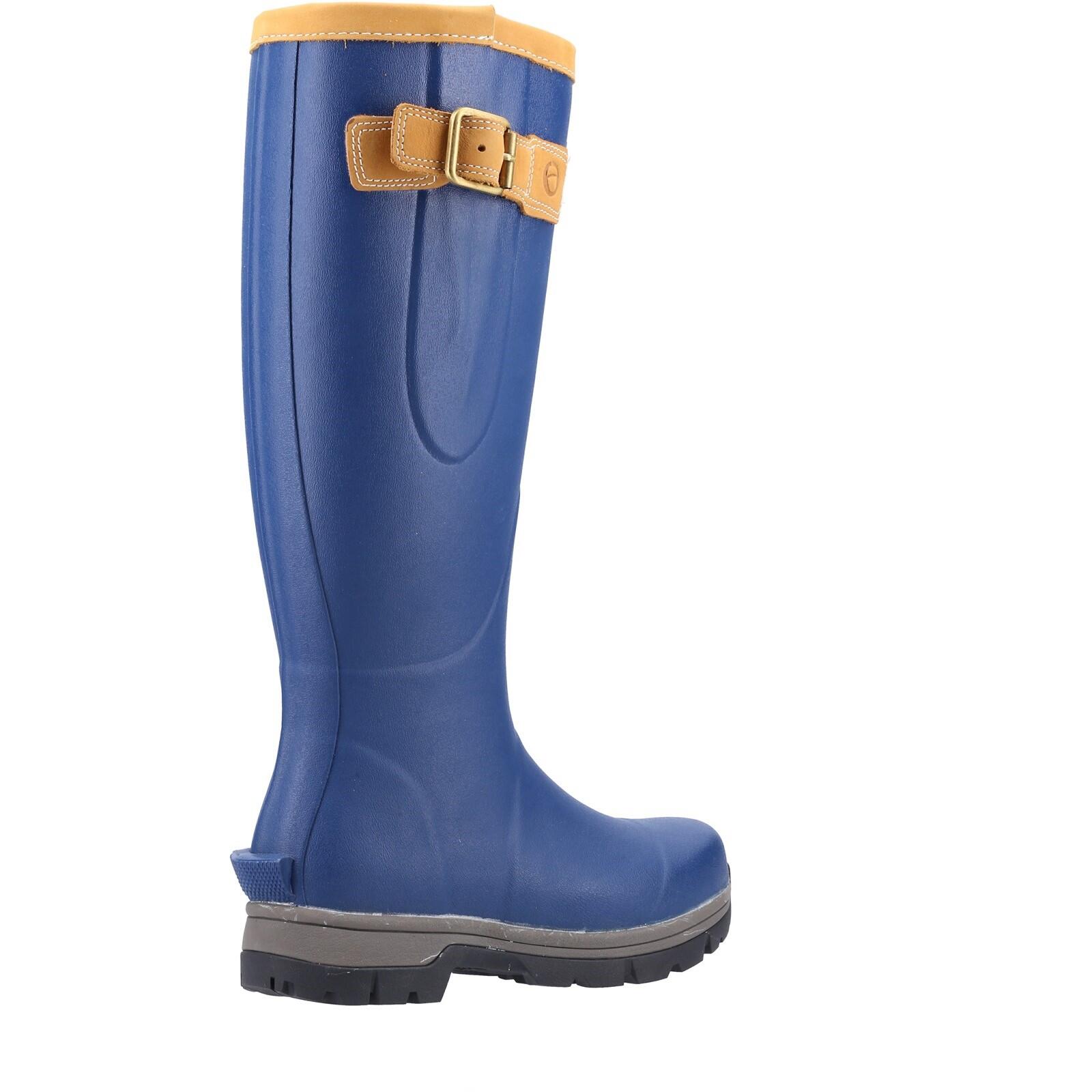 Stratus Plain Rubber Wellingtons BLUE 3/5