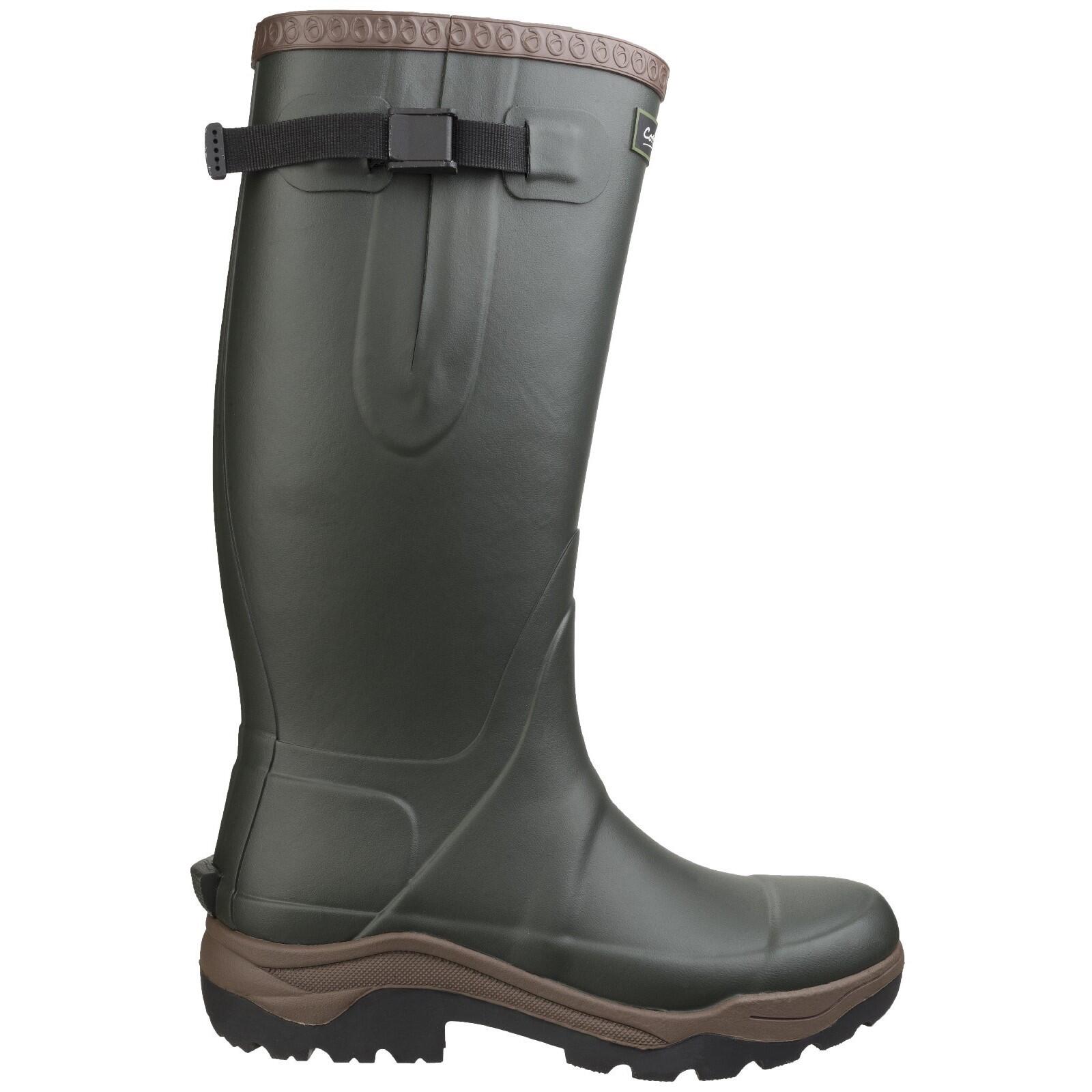 COTSWOLD Compass Plain Rubber Wellingtons GREEN