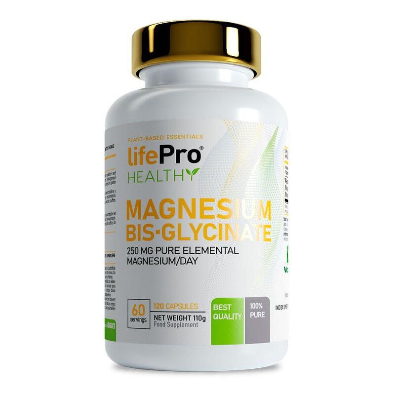 Vitaminas Life Pro Bisglicinato de Magnesio 120 Caps