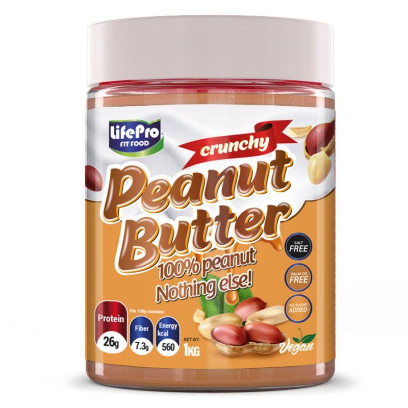 sabores naturales Life Pro Fit Food Peanut Butter Crunchy 1kg