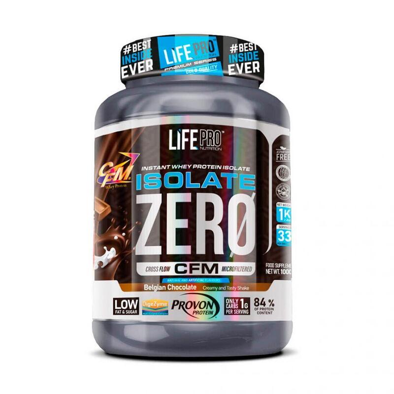 Whey isolate zero 1kg Life Pro | Verschiedene Geschmacksrichtungen