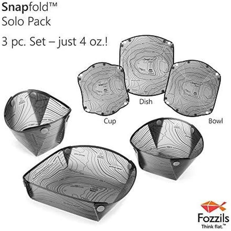 Snapfold™ /  Solo Pack / Camping Utensils Set / White