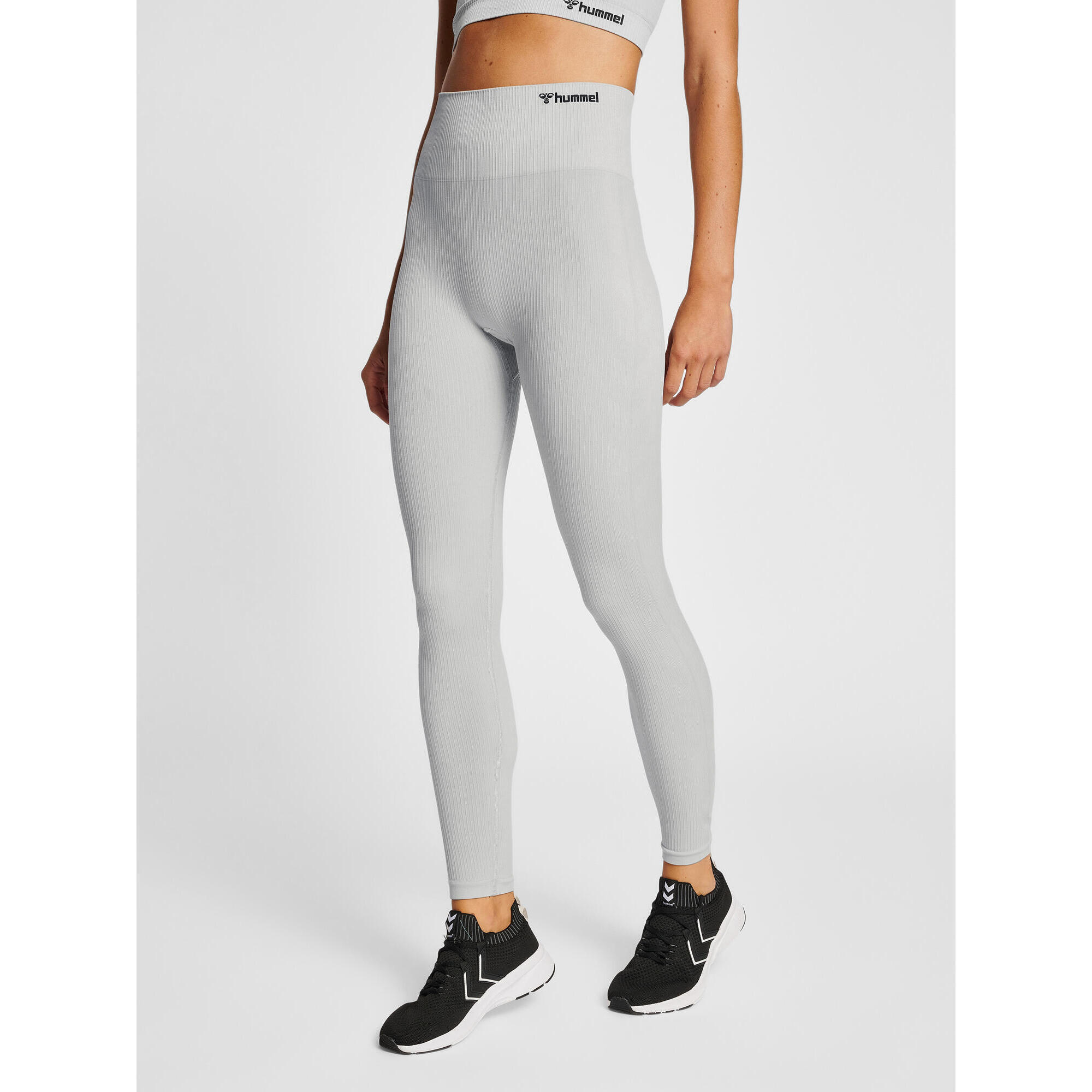 Hummel - Enfiler Collants Hmlmt Rest Femme Hummel - Pantalons - Gris - 36 Xs - Decathlon