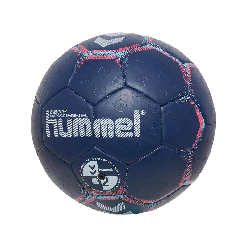 Ballon Handball Hummel HmlCLASSIC Kids - Bleu Clair/Marine/Jaune, Taille 0, Pour Enfants Débutants