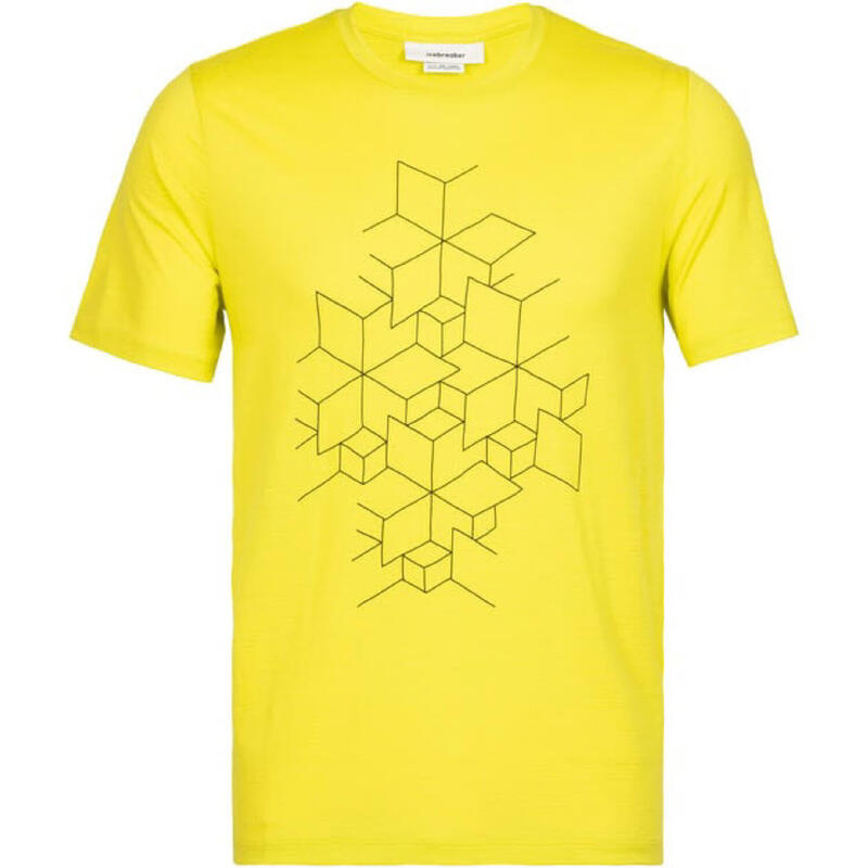 ICEBREAKER T-Shirt M Tech Lite II SS Snowflake