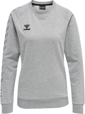 Felpa donna in cotone Hummel Move Grid