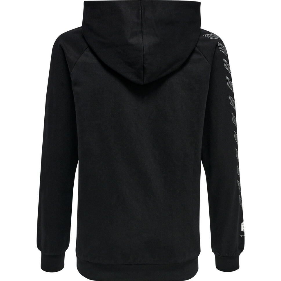Dziecięca bawełniana bluza z kapturem Hummel Move Grid