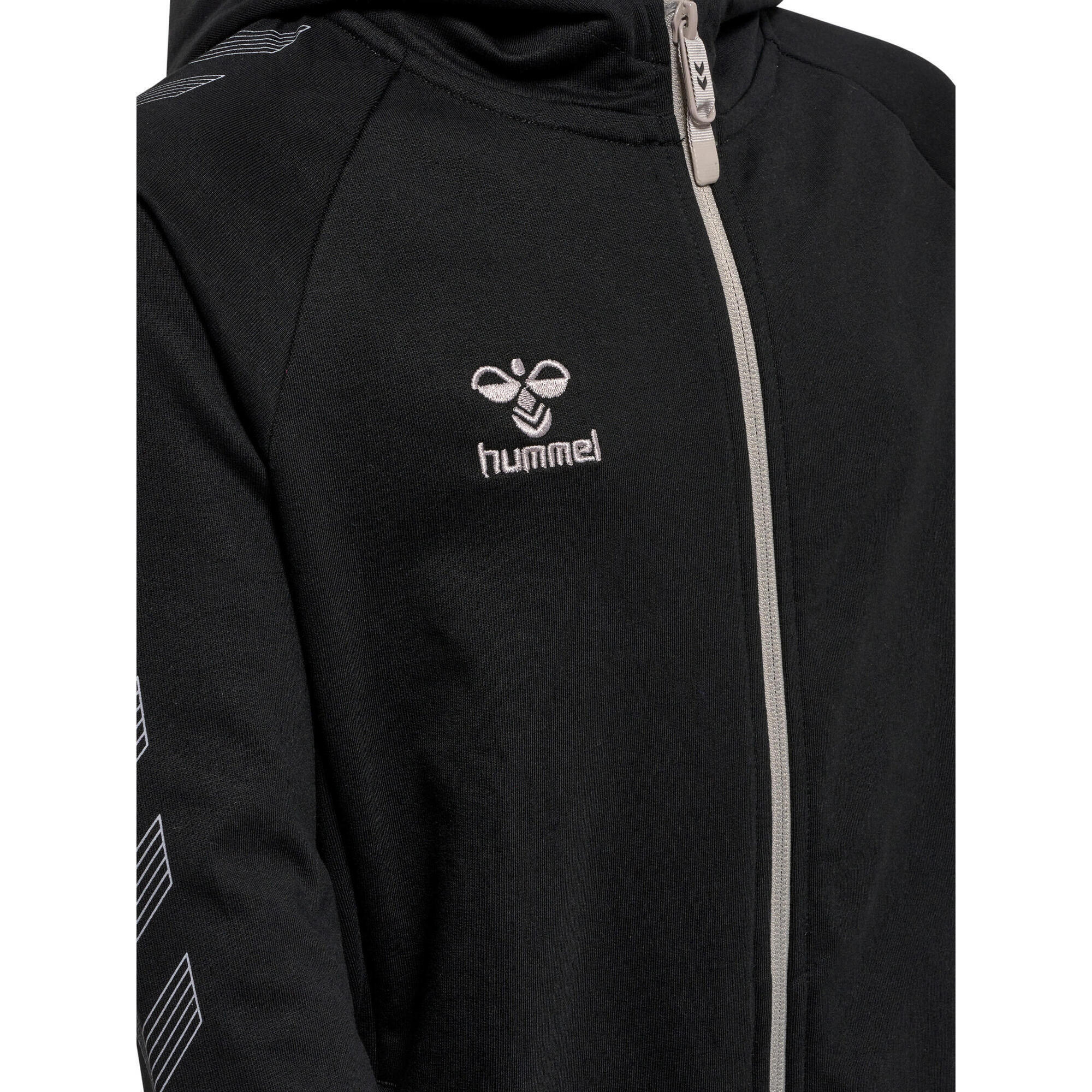 Reißverschluss Kapuzenpullover Hmlmove Kinder HUMMEL 3/4