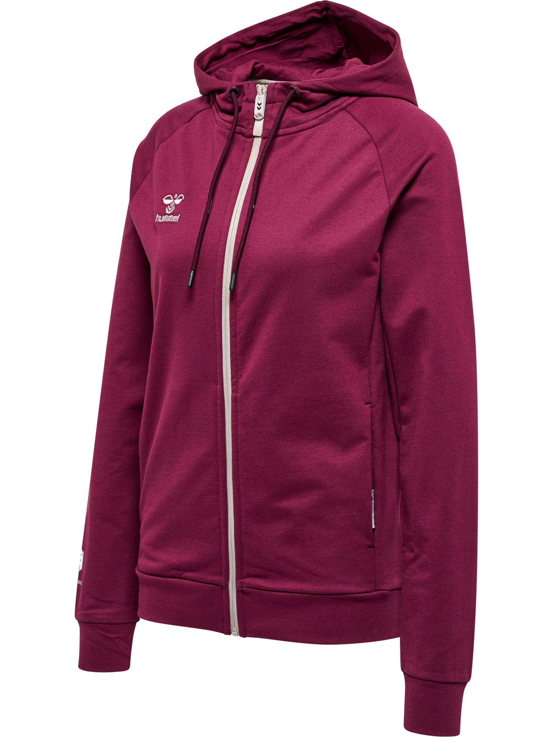 Sweatshirt mit Kapuze und Reißverschluss aus Baumwolle, Damen Hummel Move Grid 4/5