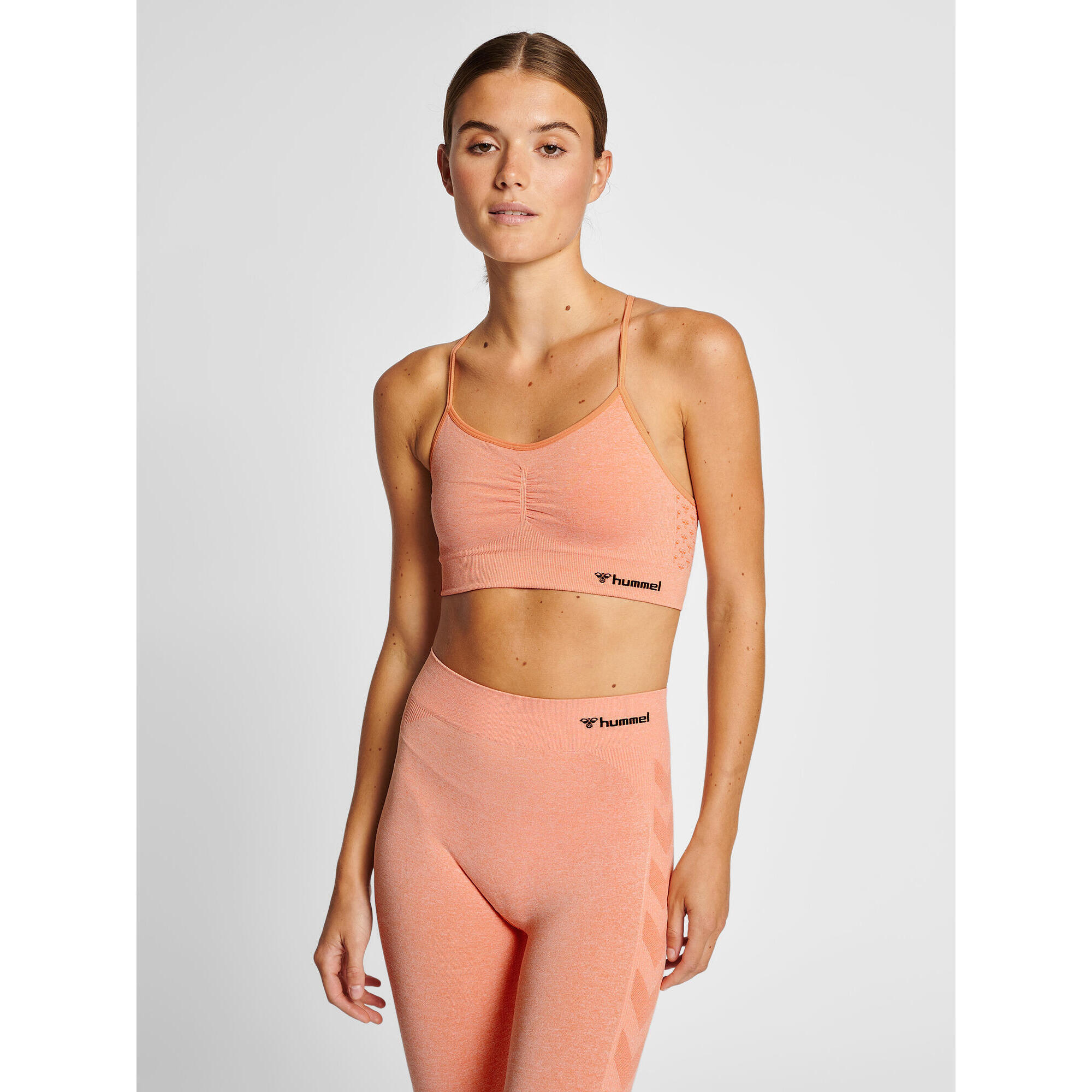 Hummel - Enfiler Top Hmlci Entraînement Femme Hummel - T-shirt Manches Courtes - Jaune|orange - 40 M - Decathlon