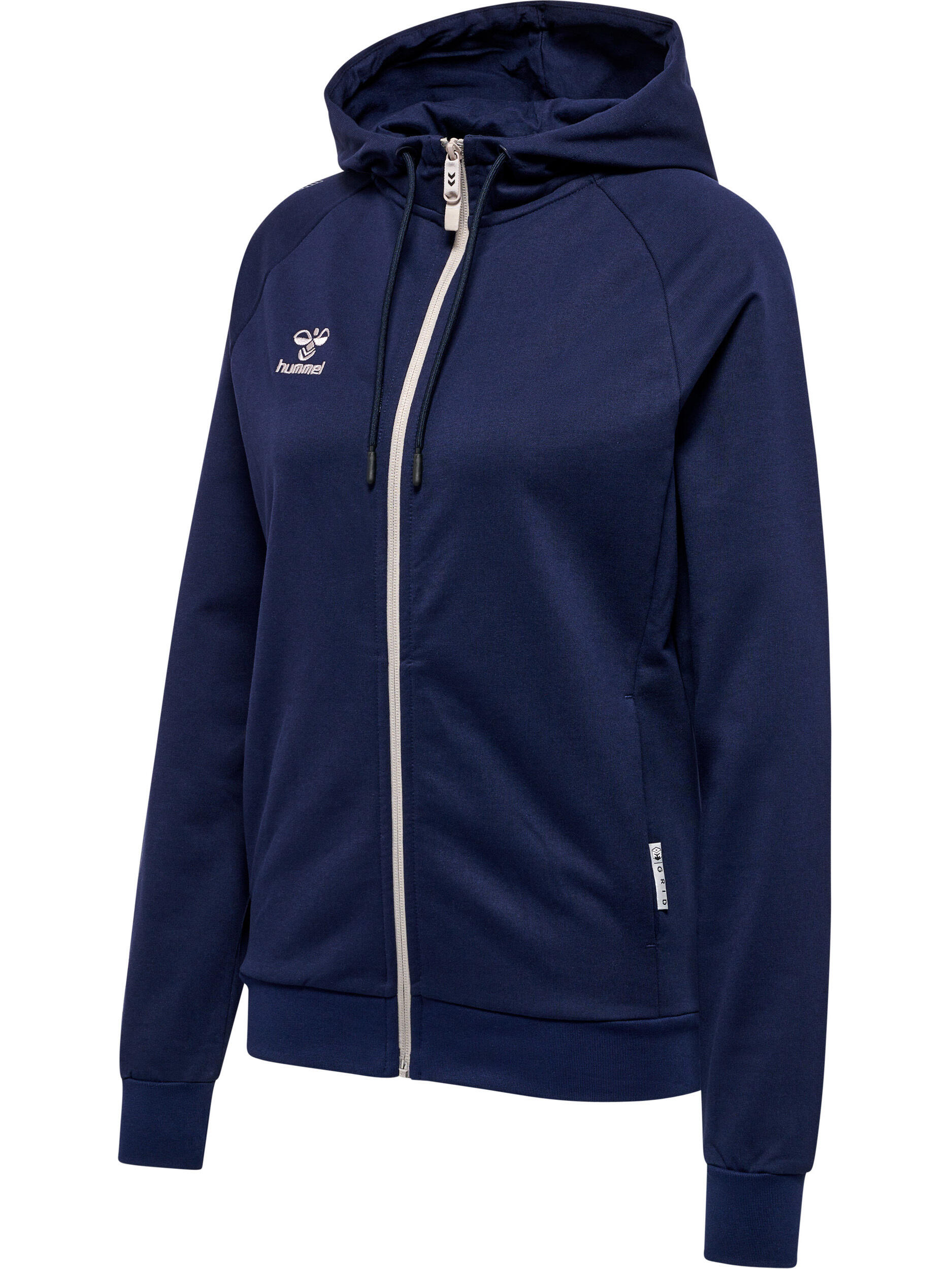 Sweatshirt mit Kapuze und Reißverschluss aus Baumwolle, Damen Hummel Move Grid 7/7
