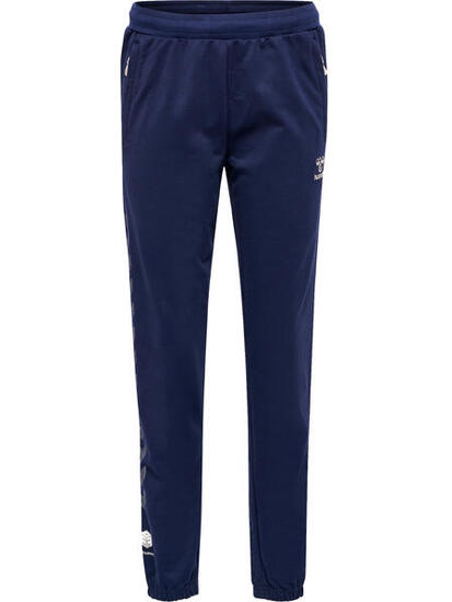 Damskie spodnie dresowe bawełniane Hummel Move Grid