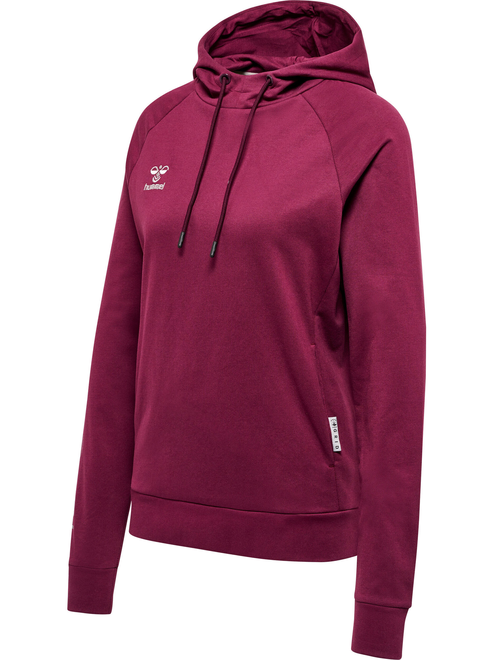 Felpa donna in cotone con cappuccio Hummel Move Grid 4/7