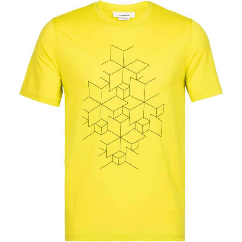 ICEBREAKER T-Shirt M Tech Lite II SS Snowflake Media 1