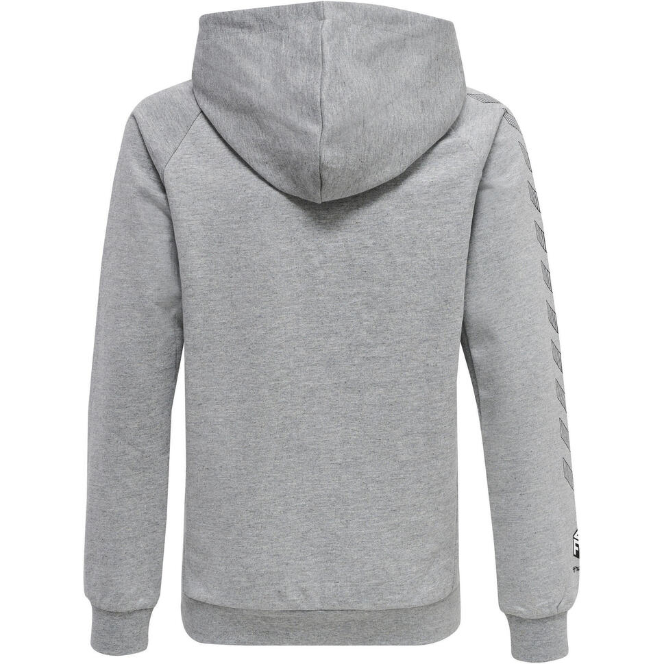 Dziecięca bawełniana bluza z kapturem Hummel Move Grid