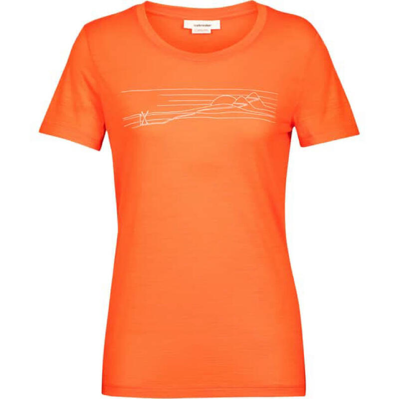 ICEBREAKER T-Shirt W Tech Lite II SS SkiStripes