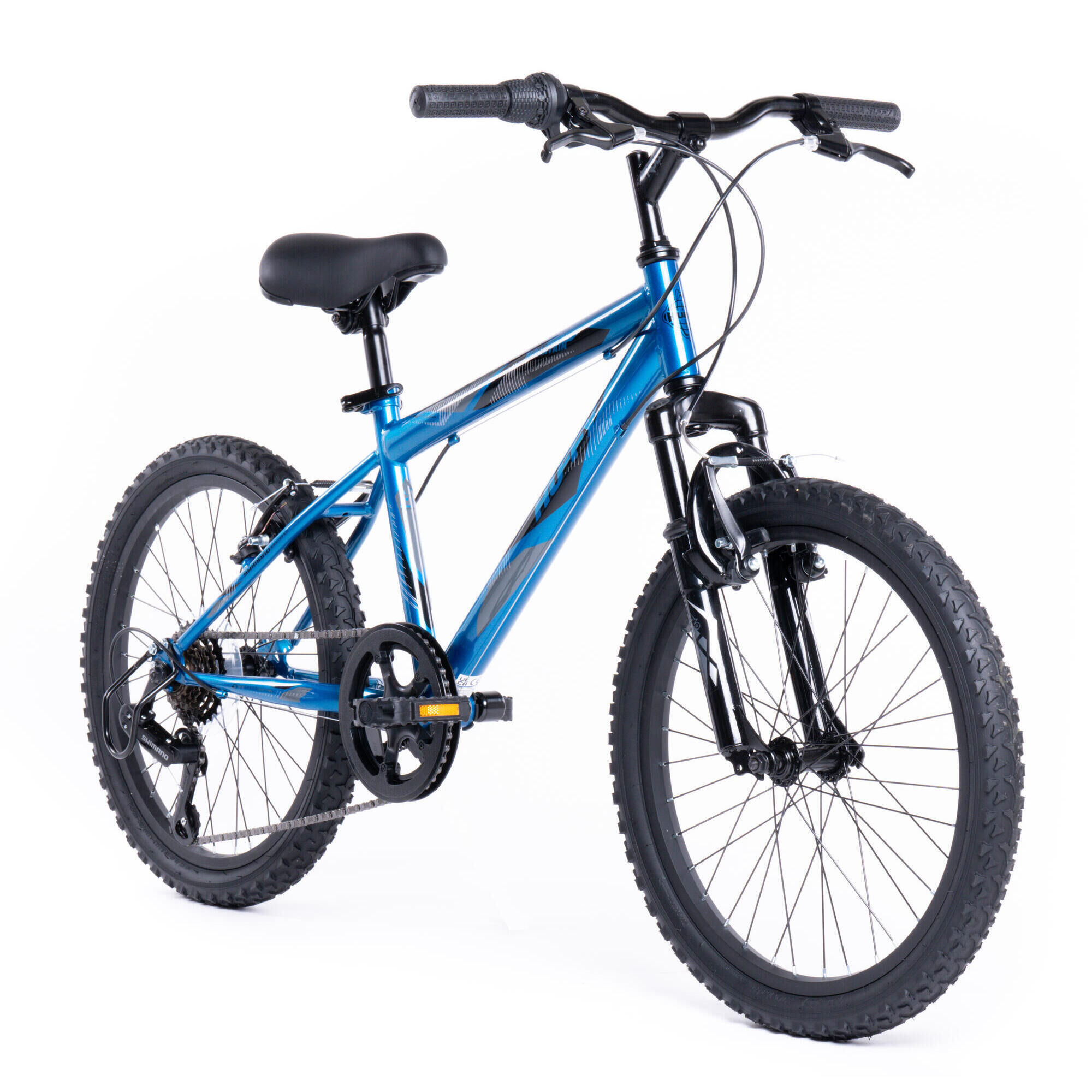 HUFFY Huffy Stone Mountain Boys Blue Mountain Bike 20 Inch 6 Speed Shimano 6-9yrs