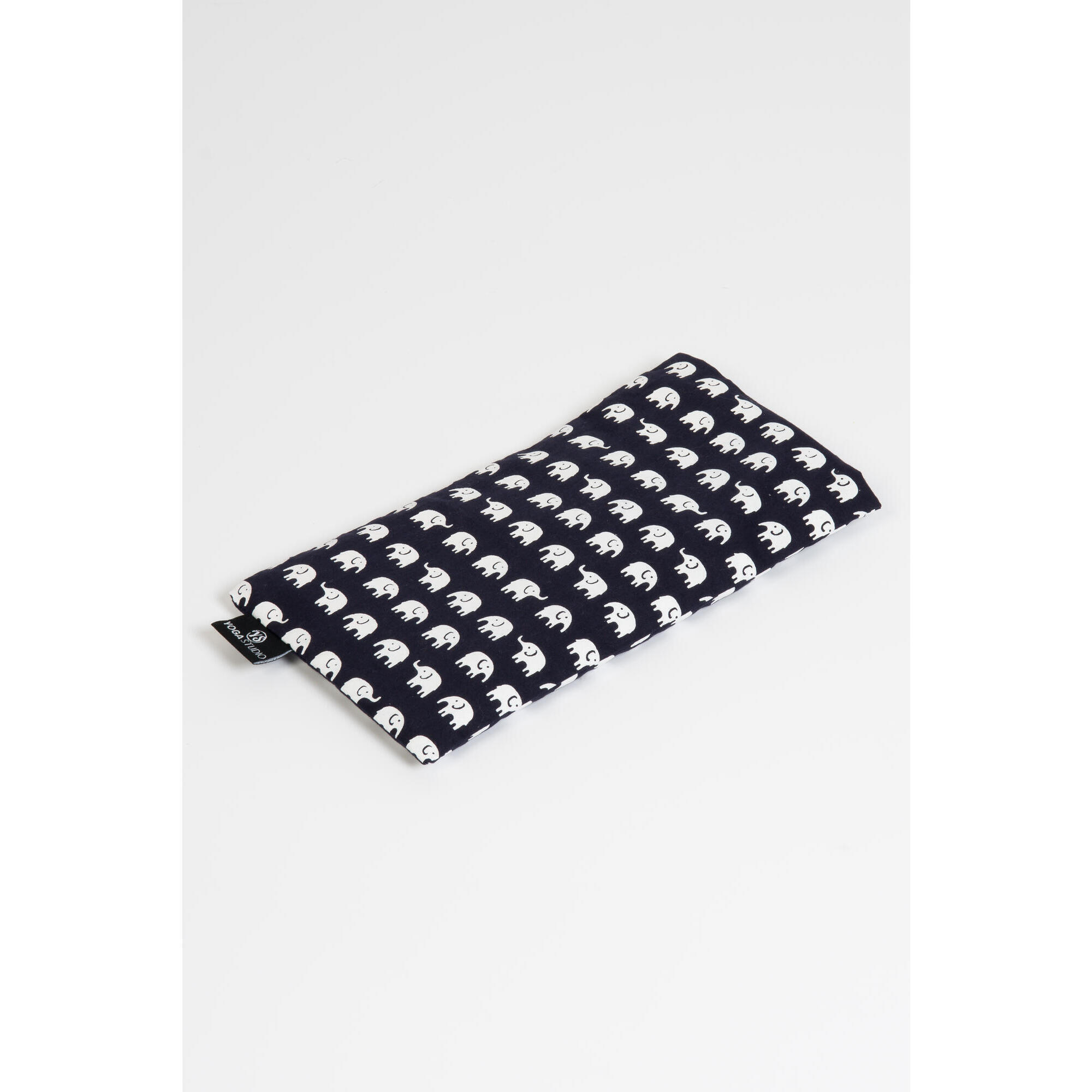 Yoga Studio Scented Lavender & Linseed Eye Pillows - Navy Elephant 1/2