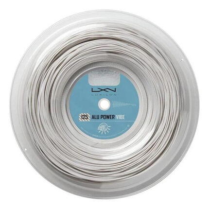Naciąg do rakiety tenisowej Luxilon Alu Power Vibe szpula 200 m. 1,25mm