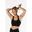 Fitness Sportbeha met Halter Sluiting/Halter Bra Zwart