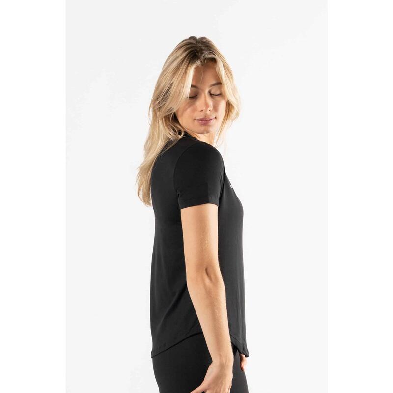 Active' Camiseta Suave y Transpirable Manga Corta Mujer Negro