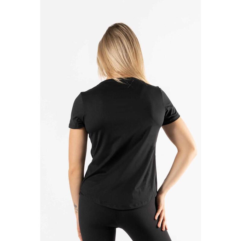 Active Zacht en Ademend Fitness T-Shirt voor Dames Zwart