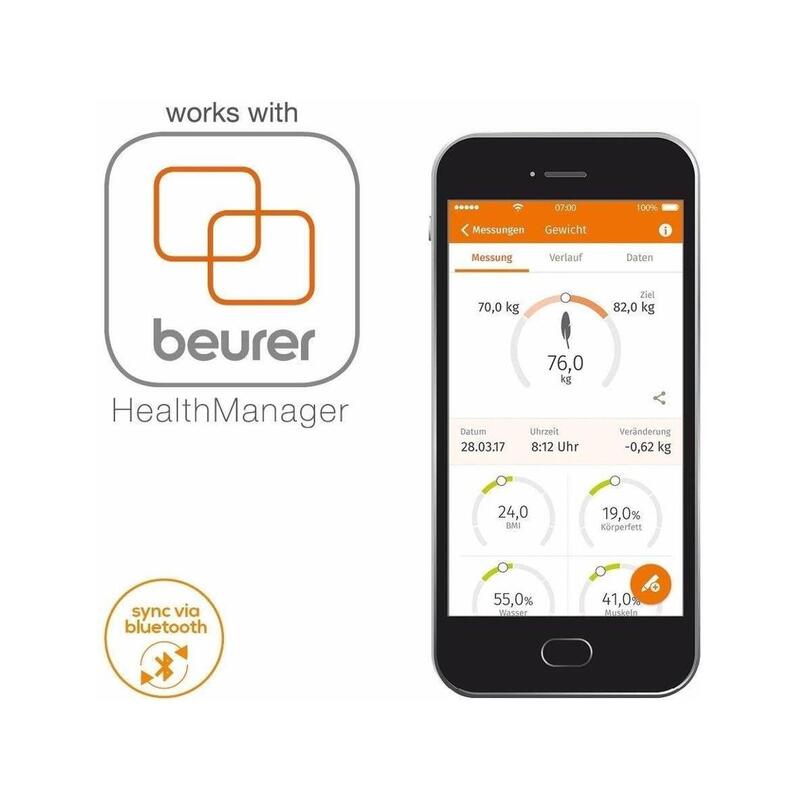 Pèse-personne impédancemètre connecté Beurer BF 950