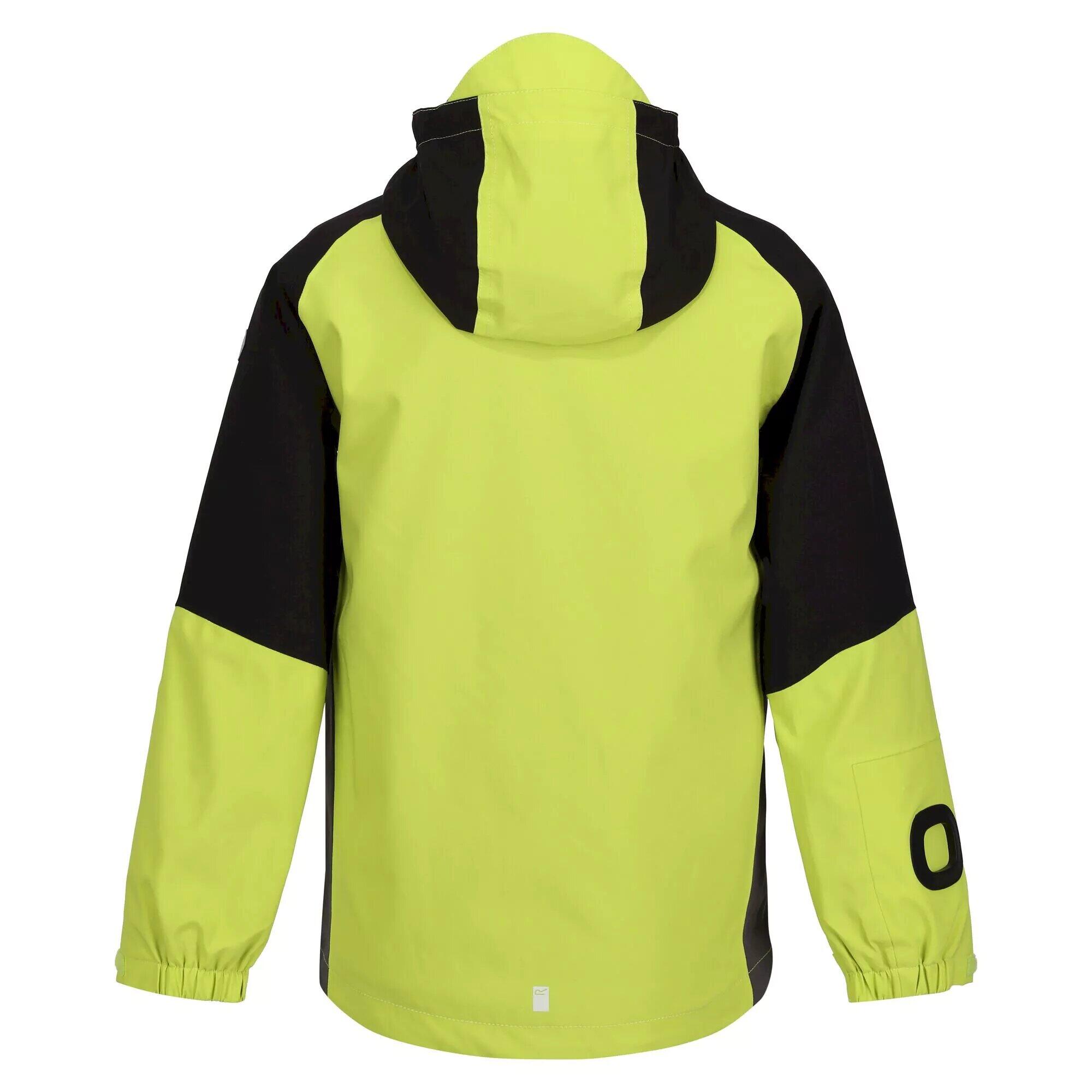 Childrens/Kids Hydrate VII 3 in 1 Waterproof Jacket (Bright Kiwi/Black) 2/5