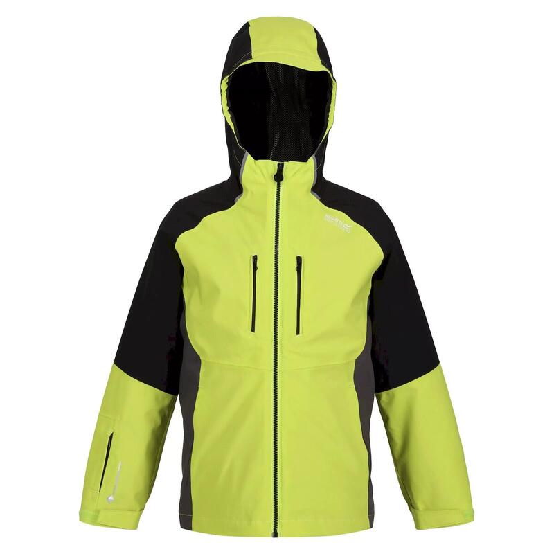 Veste imperméable HYDRATE Enfant (Vert kaki clair / Noir)