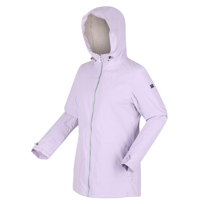 Dames Bergonia II Hooded Waterproof Jasje (Lila Vorst)