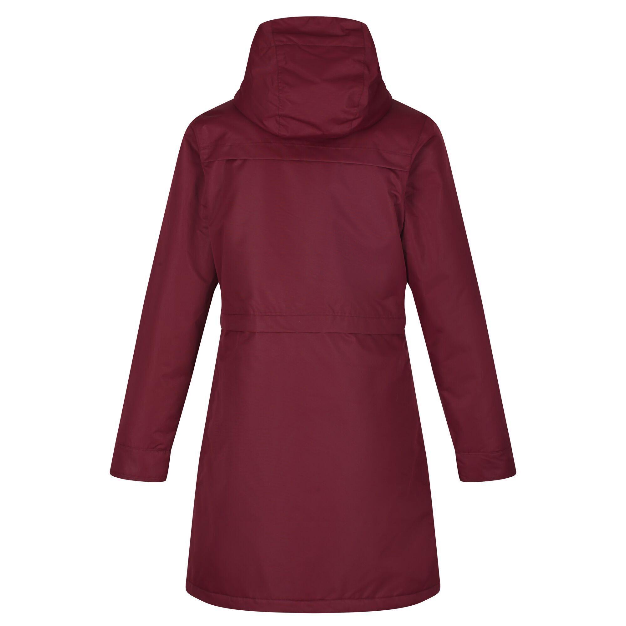 Womens/Ladies Remina Insulated Waterproof Jacket (Claret Red) 2/5