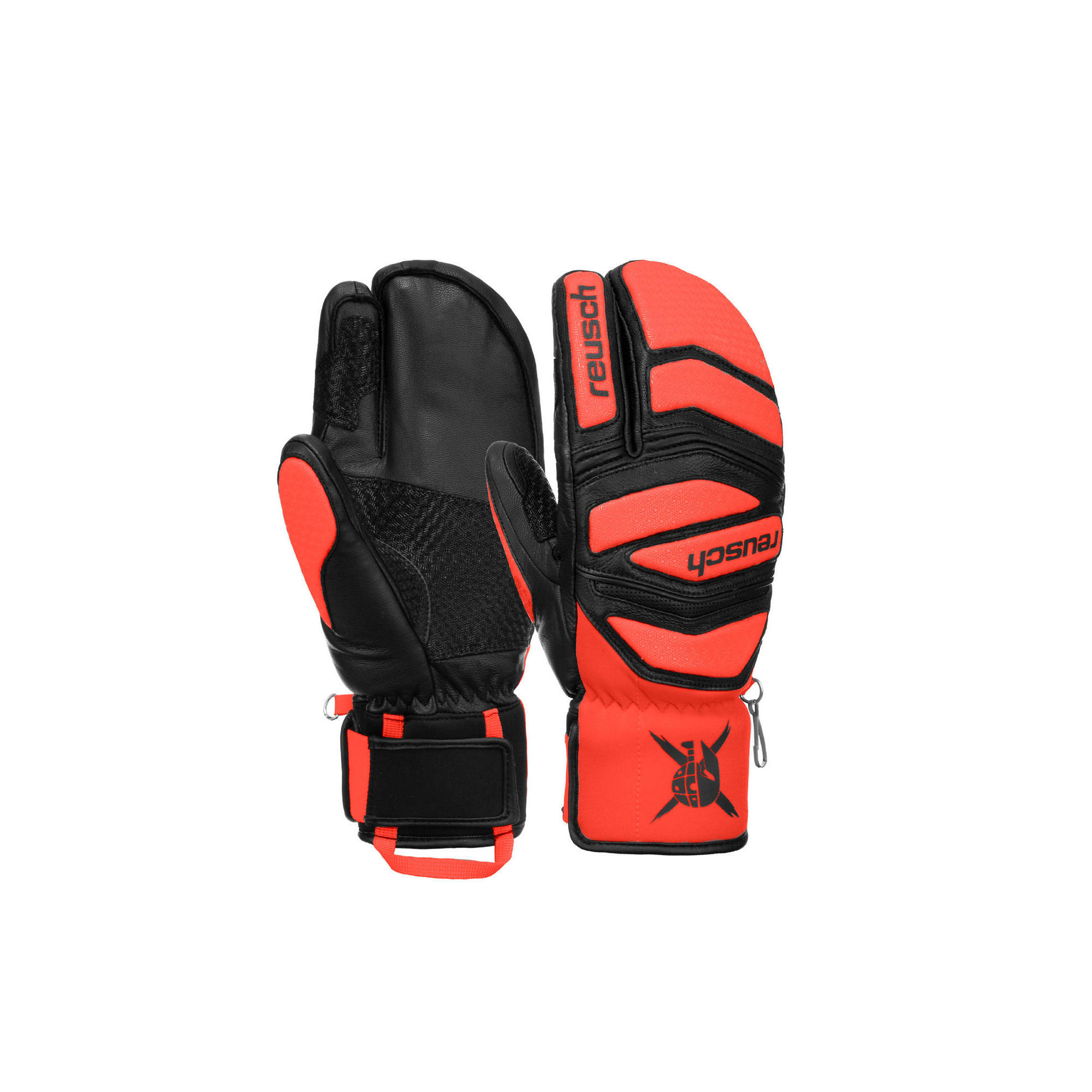 Reusch - Gants De Ski Reusch Worldcup Warrior Lobster - Gants - Noir|rouge - 8 À 10 Ans - Decathlon