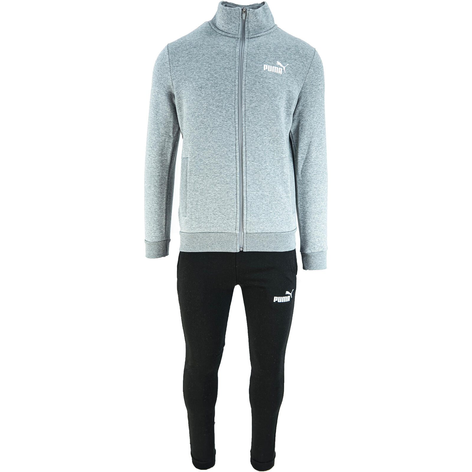 Tuta Puma Clean Sweat Suit, Grigio, Uomini 3/5