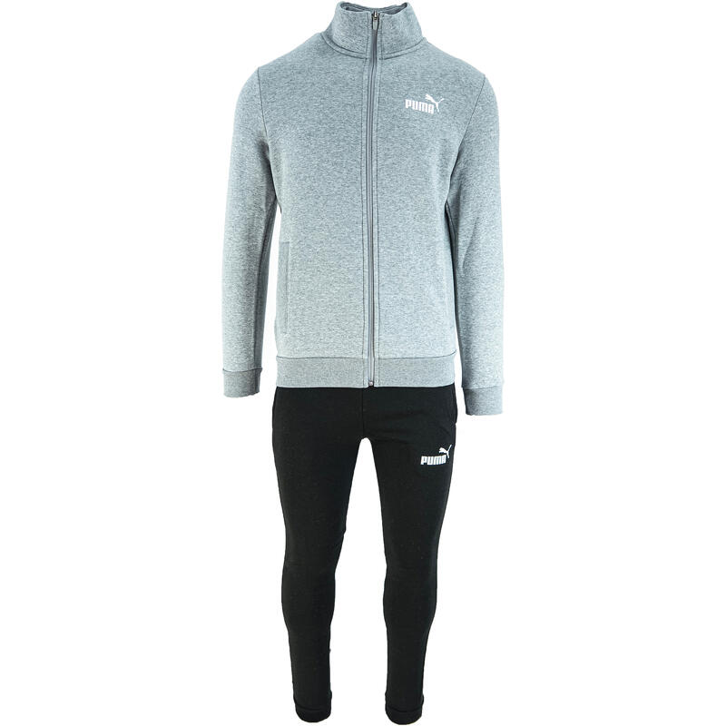 Tuta Puma Clean Sweat Suit, Grigio, Uomini