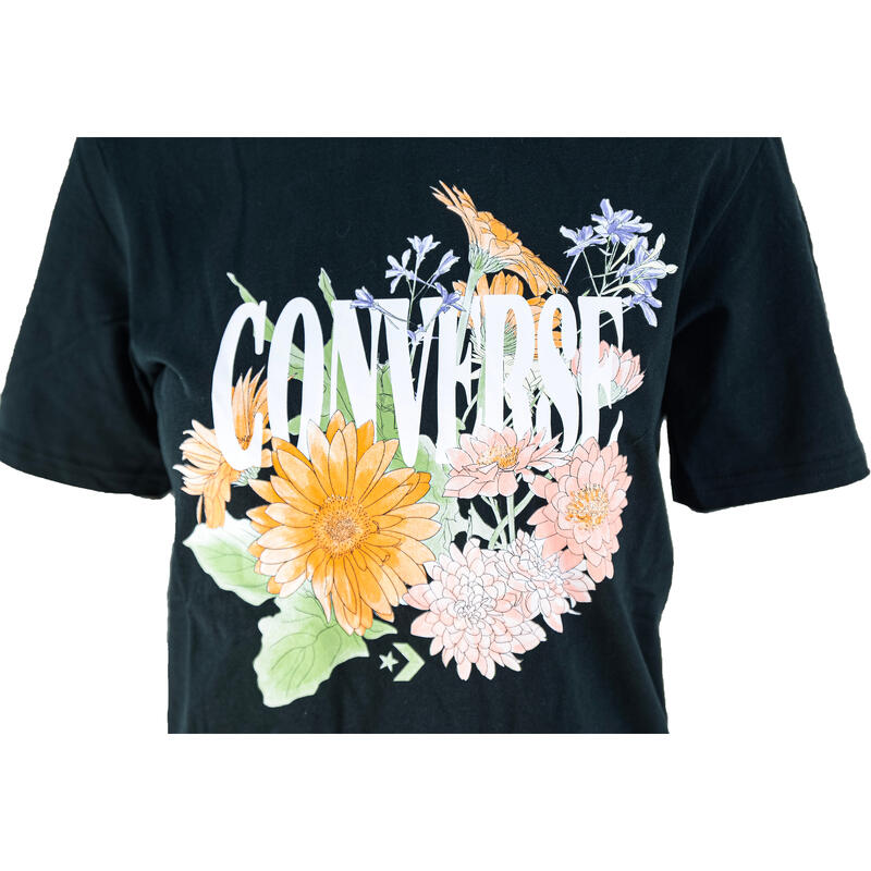 Póló Converse Desert Floral, Fekete, Nők