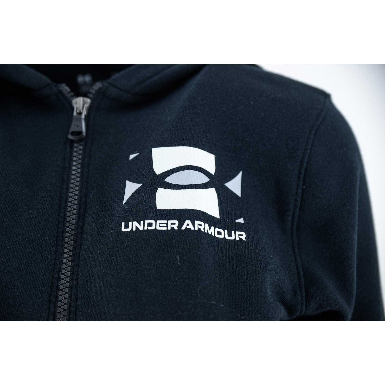 Kap Under Armour Rival Terry Fz, Zwart, Kinderen 4/5