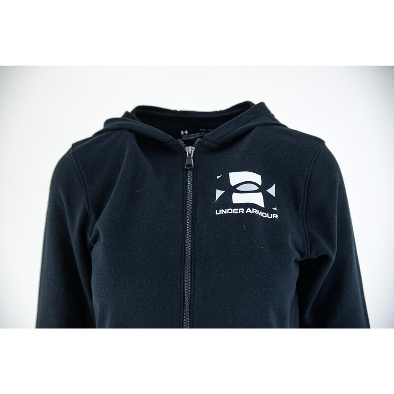 Hanorac copii Under Armour Rival Terry Fz, Negru