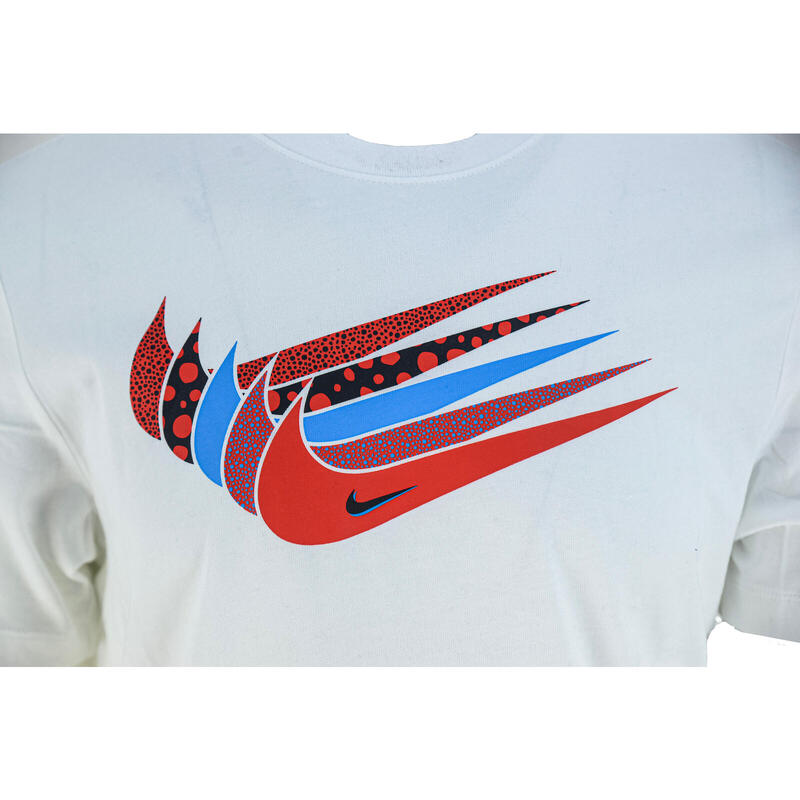 T-shirt uomo nike nsw mo swoosh tee % cotone-bianco-dn-