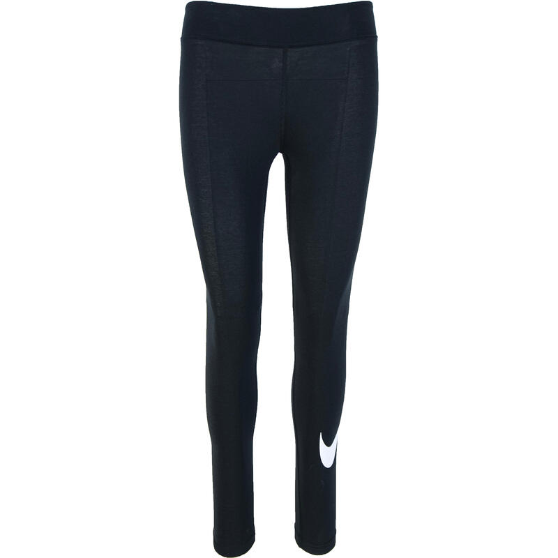 Leggings Nike Sportswear Essential Mid-Rise Swoosh, Noir, Femmes