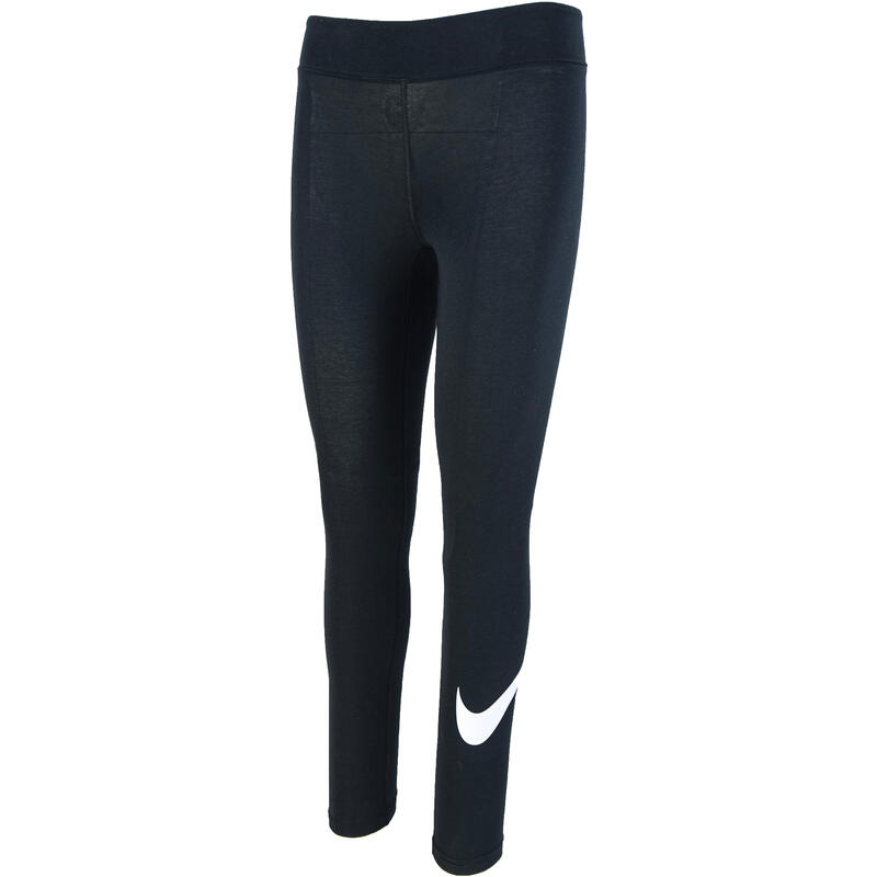 Leggings Nike Sportswear Essential Mid-Rise Swoosh, Noir, Femmes